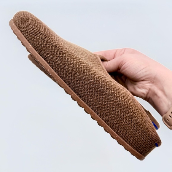 ROTHY’S The Casual Clog Teak Herringbone Merino Wool Clogs - Picture 7 of 9